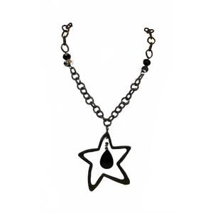 NEW LOST & FOUND star charm necklace in bronze